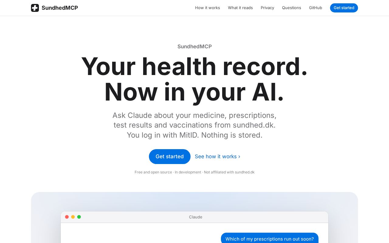 Preview of Sundhedmcp