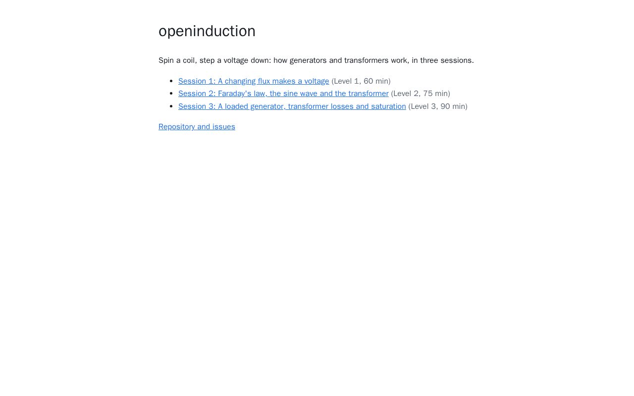 Preview of Openinduction