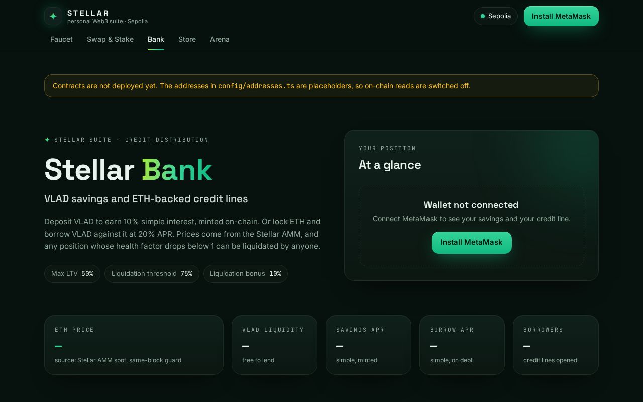 Preview of Stellar Bank