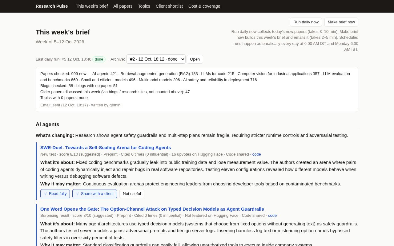 Preview of Research Pulse