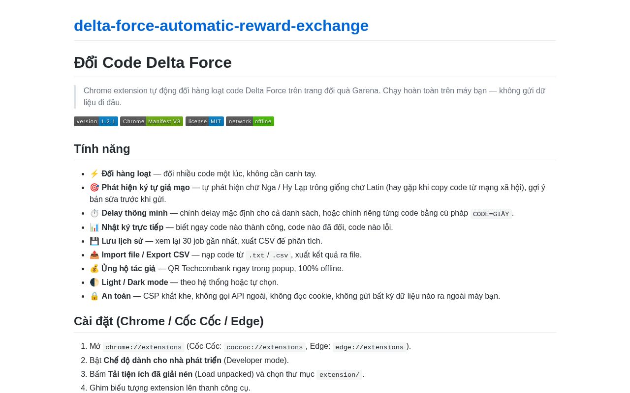 Preview of Delta Force Automatic Reward Exchange