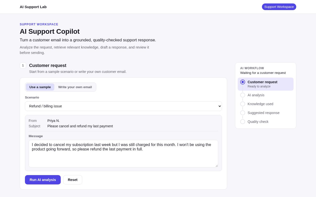 Preview of Ai Support Lab