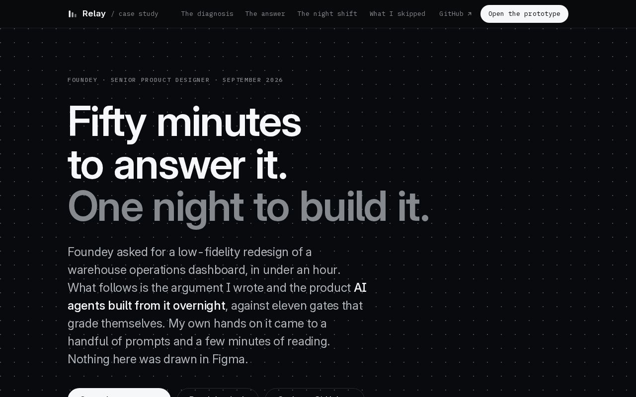 Preview of Foundey Relay