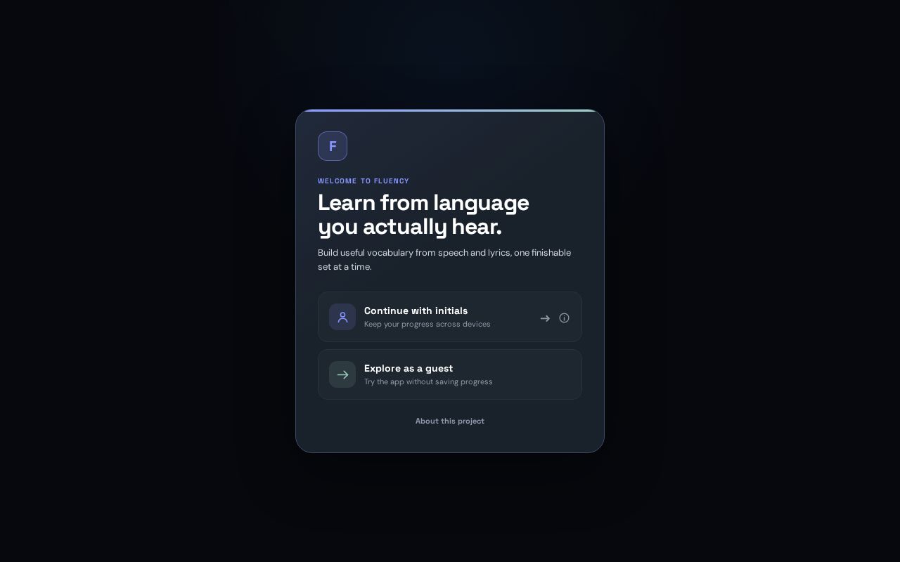 Preview of Next-generation release-driven Fluency app and language pipeline