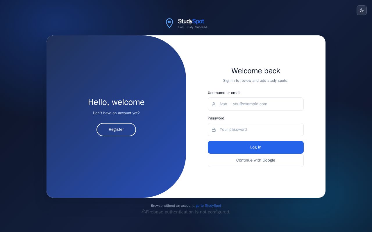 Preview of STUDYSPOT