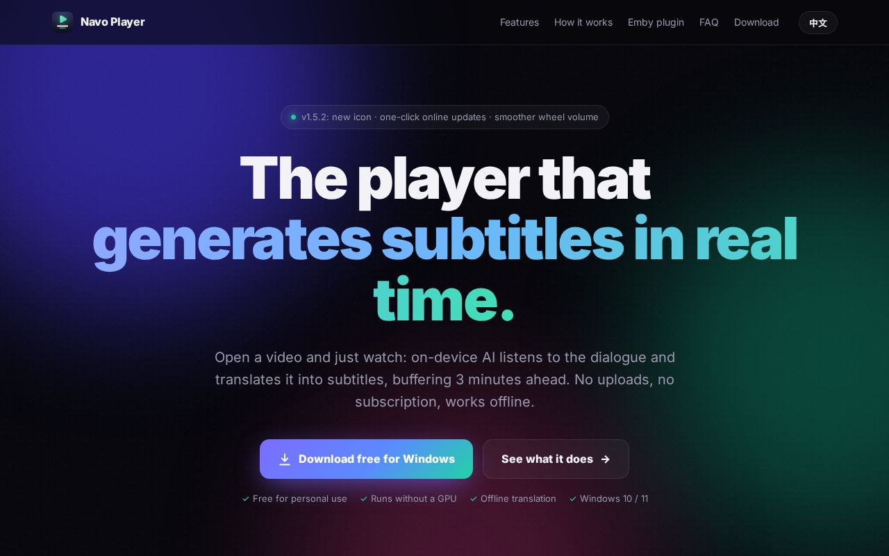 Preview of Navo Player