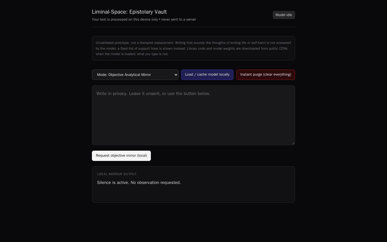 Preview of Liminal Space Sanctuary