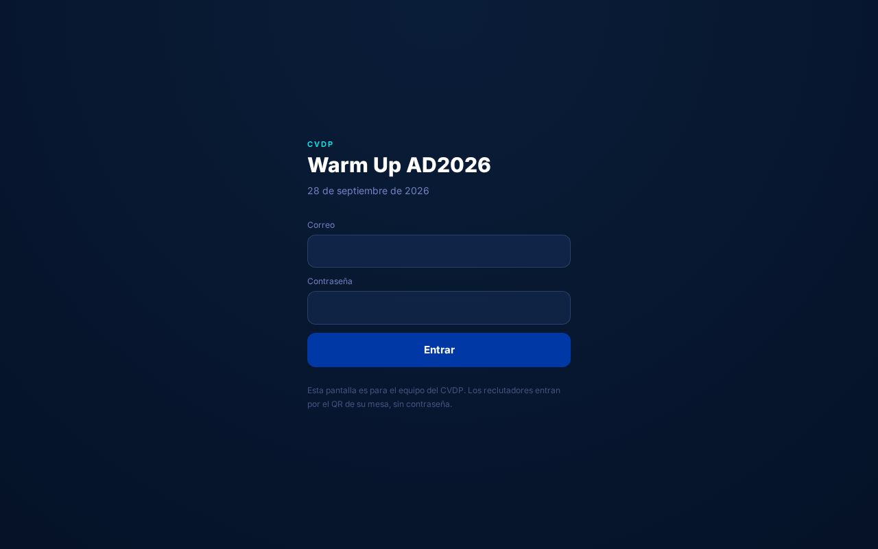 Preview of Warm Up AD2026