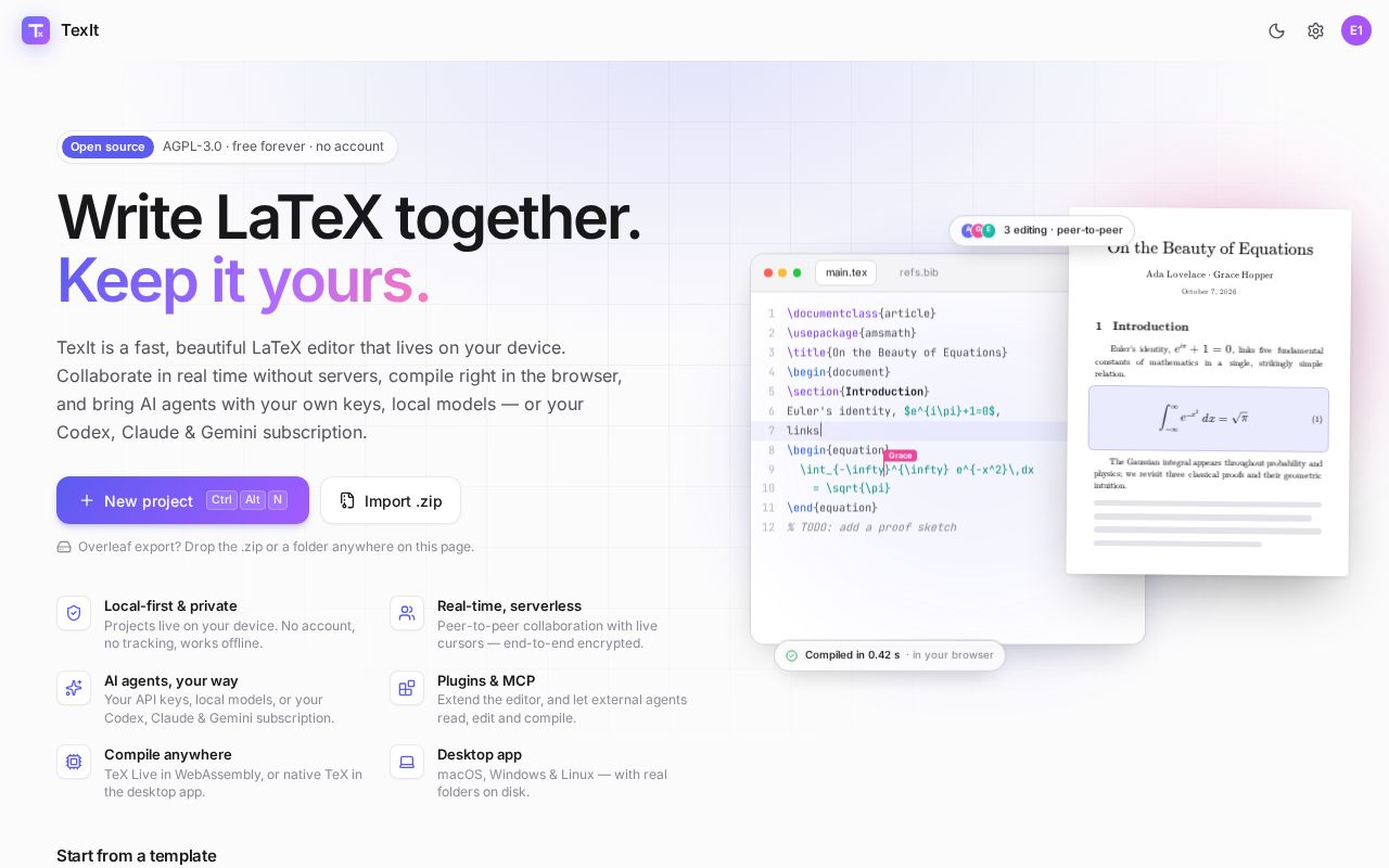Preview of Texit