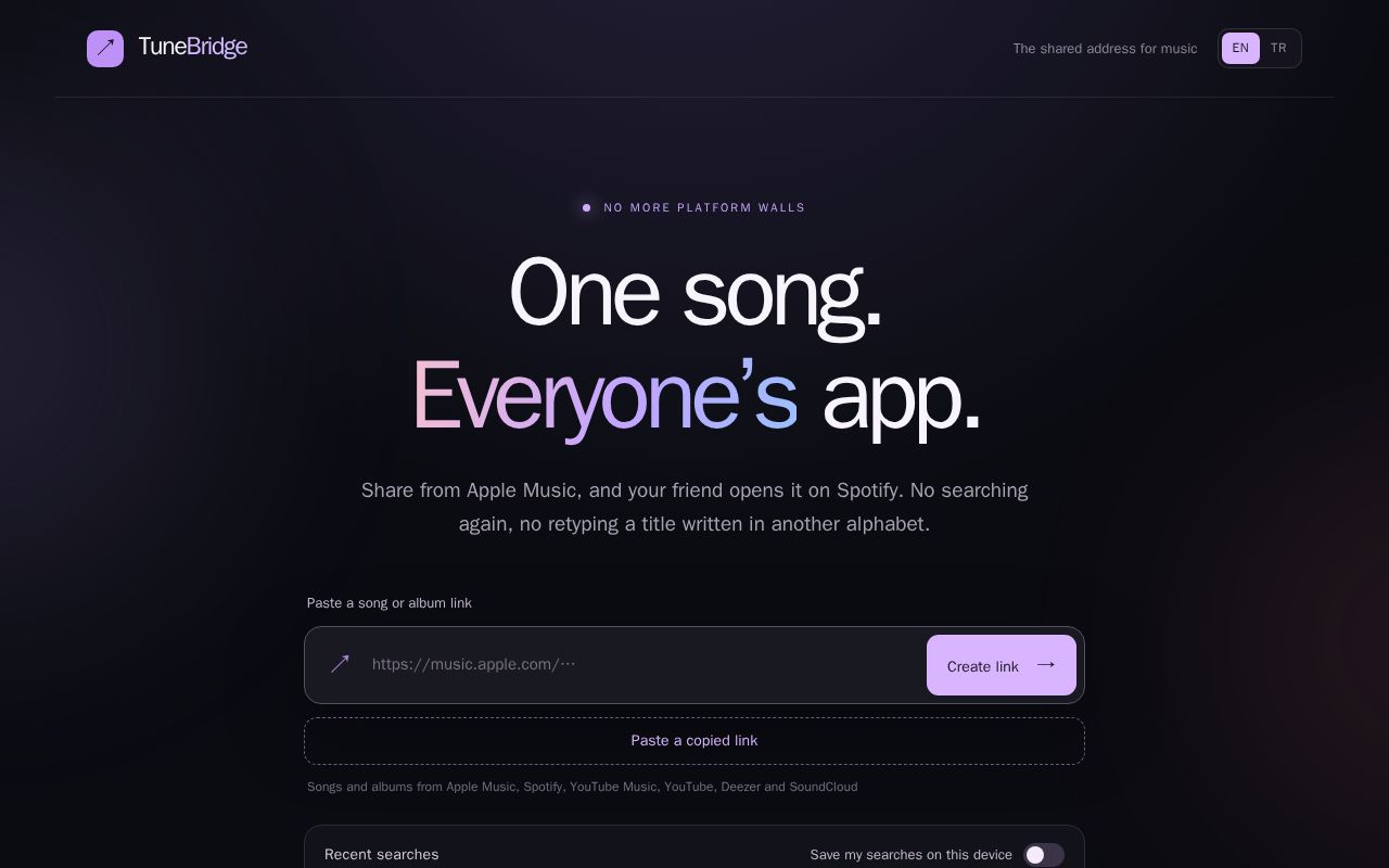 Preview of TuneBridge