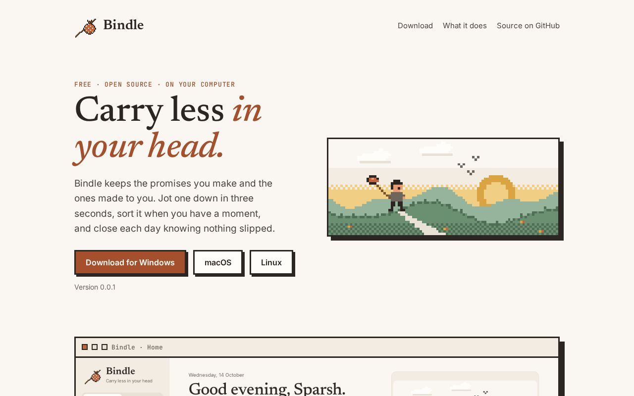 Preview of Bindle
