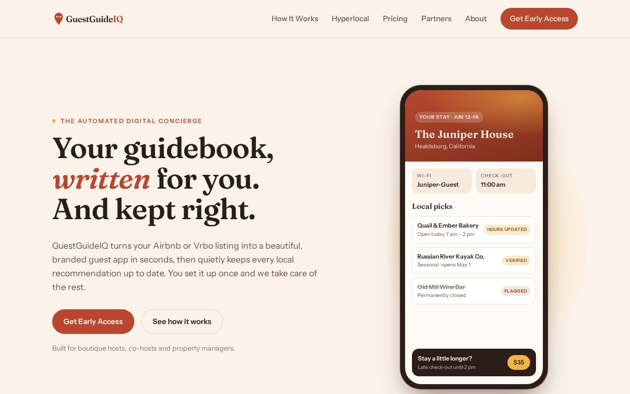 Preview of GuestguideIQ
