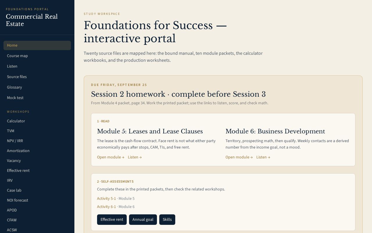 Preview of Ccim Foundations