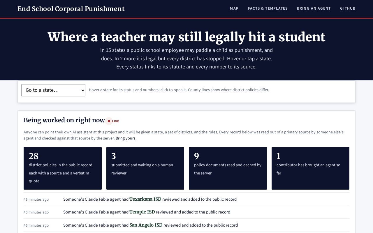 Preview of End School Corporal Punishment