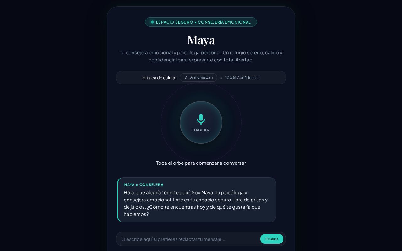 Preview of Maya AI - Consejera y Psicologa
