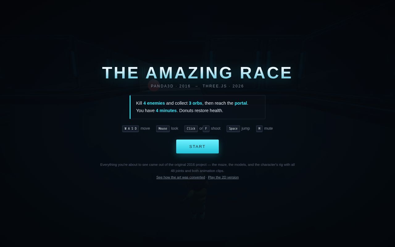 Preview of Amazing Race 3d