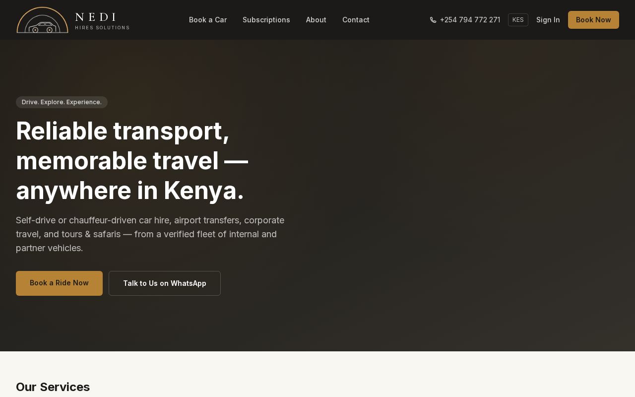 Preview of Car hire company