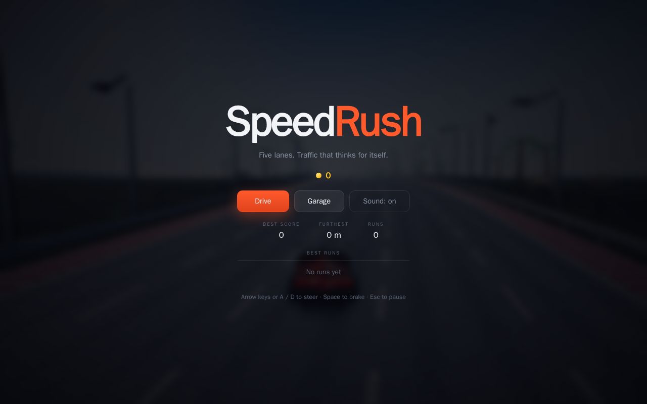 Preview of Speed Rush