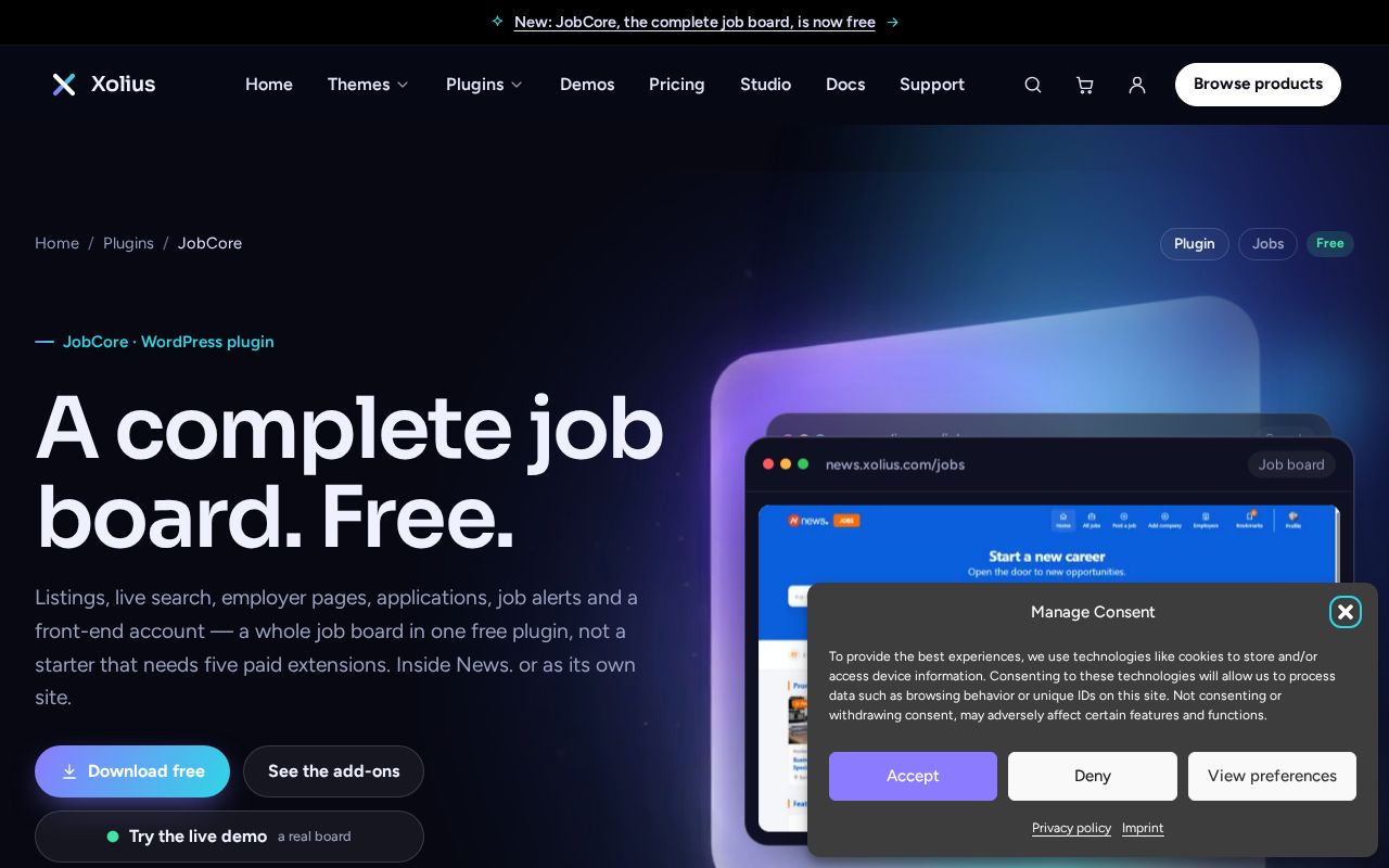 Preview of Jobcore