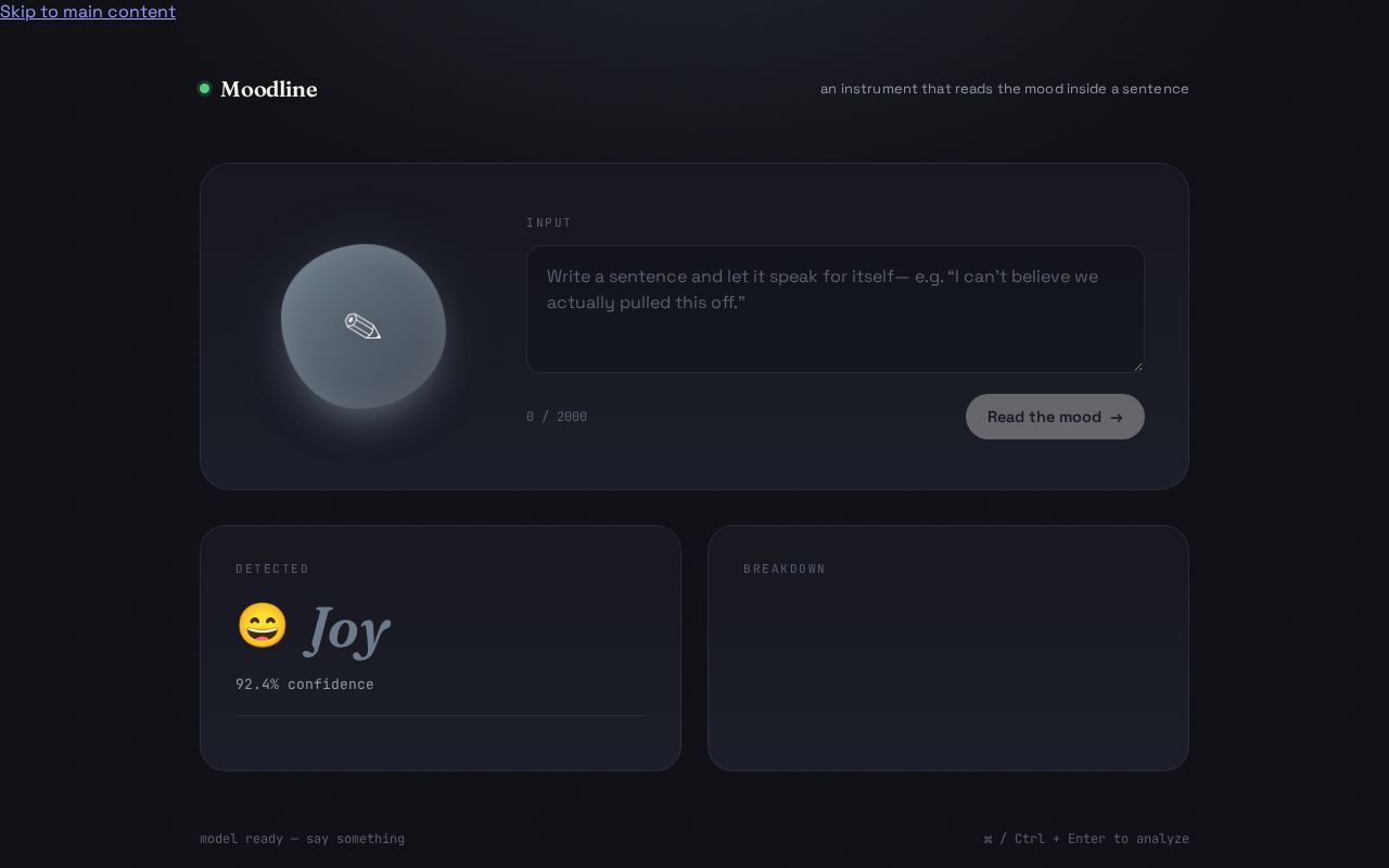 Preview of Moodline
