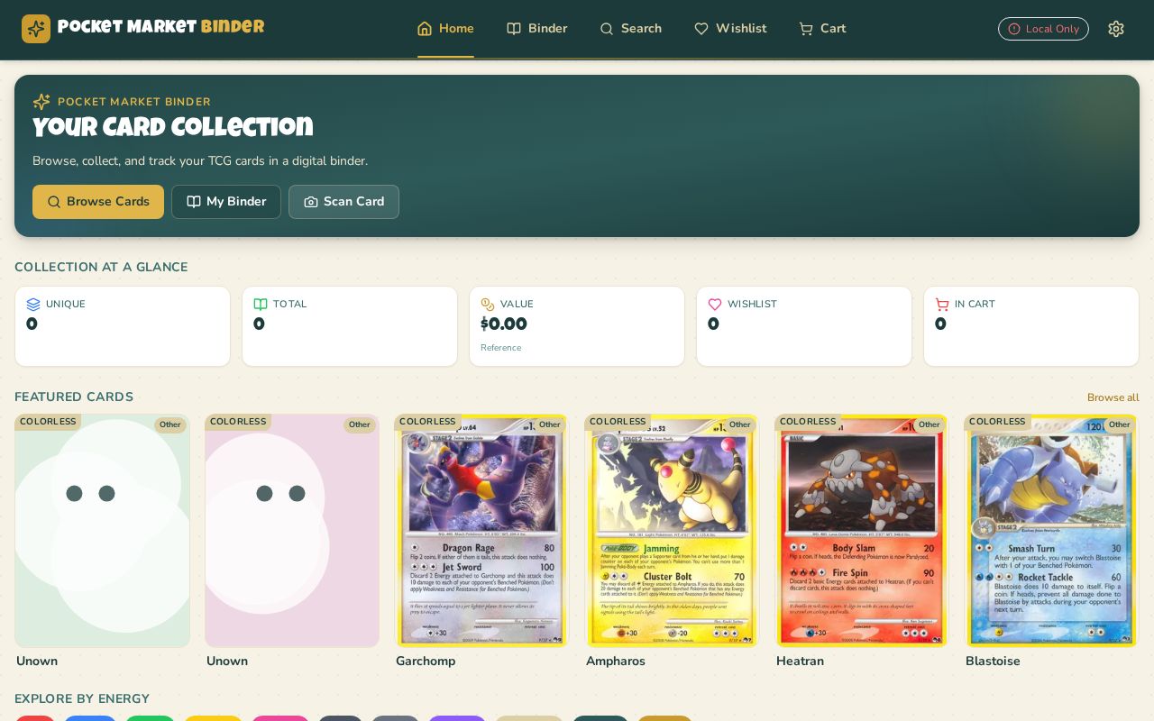 Preview of Pocket Market Binder
