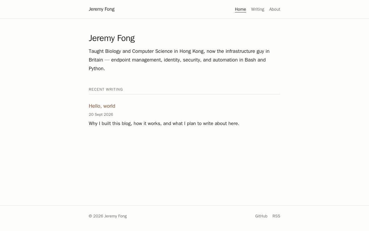 Preview of Jeremy Fong