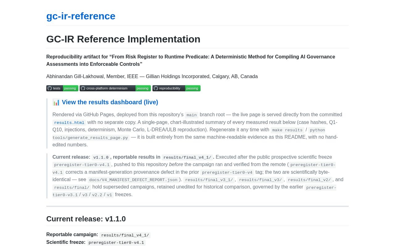 Preview of Gc Ir Reference