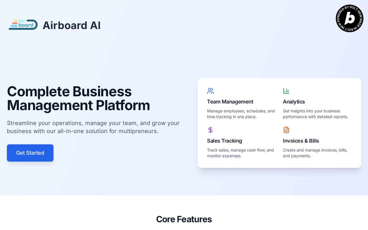 Preview of Airboard AI