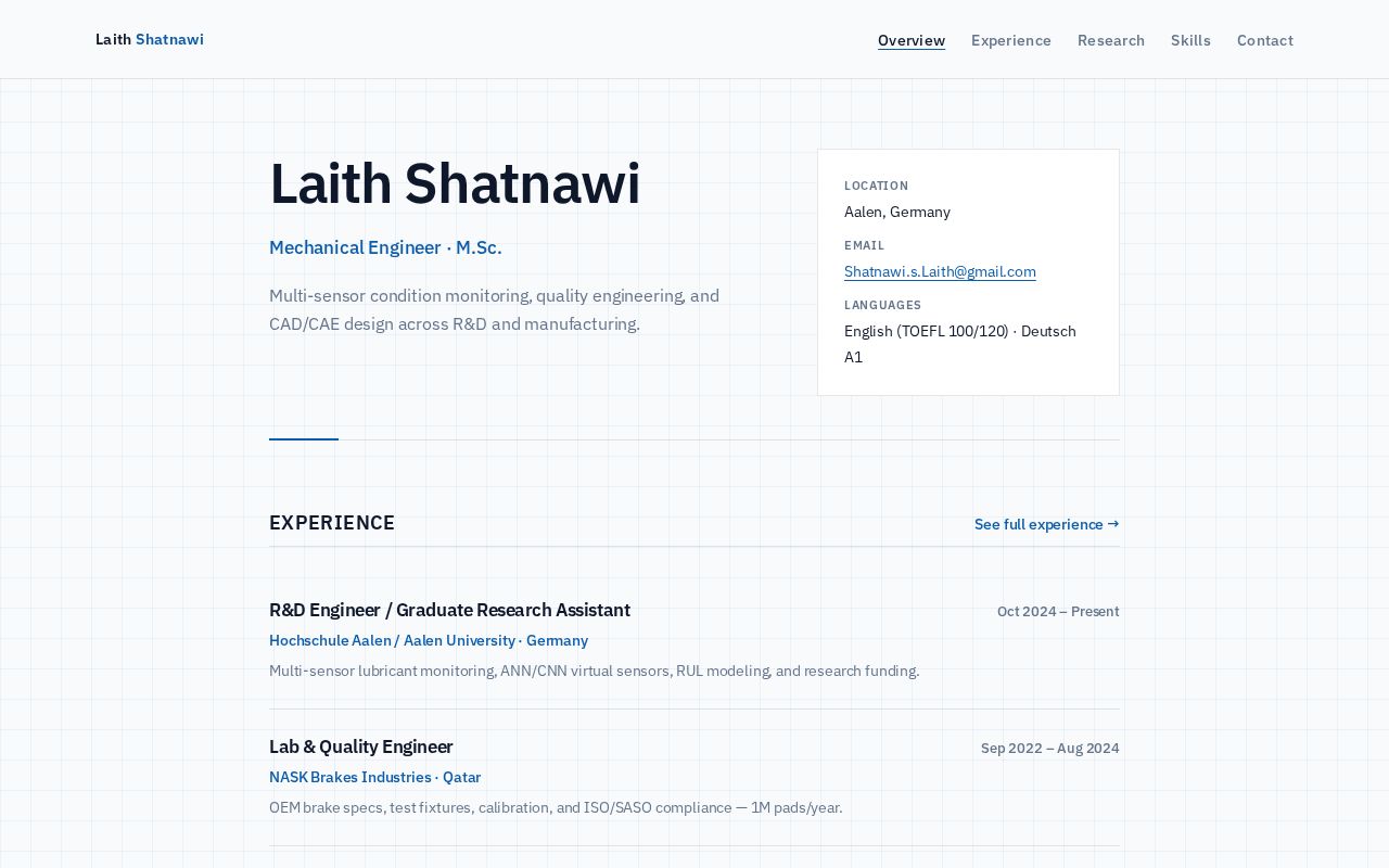Preview of Laith Shatnawi Profile
