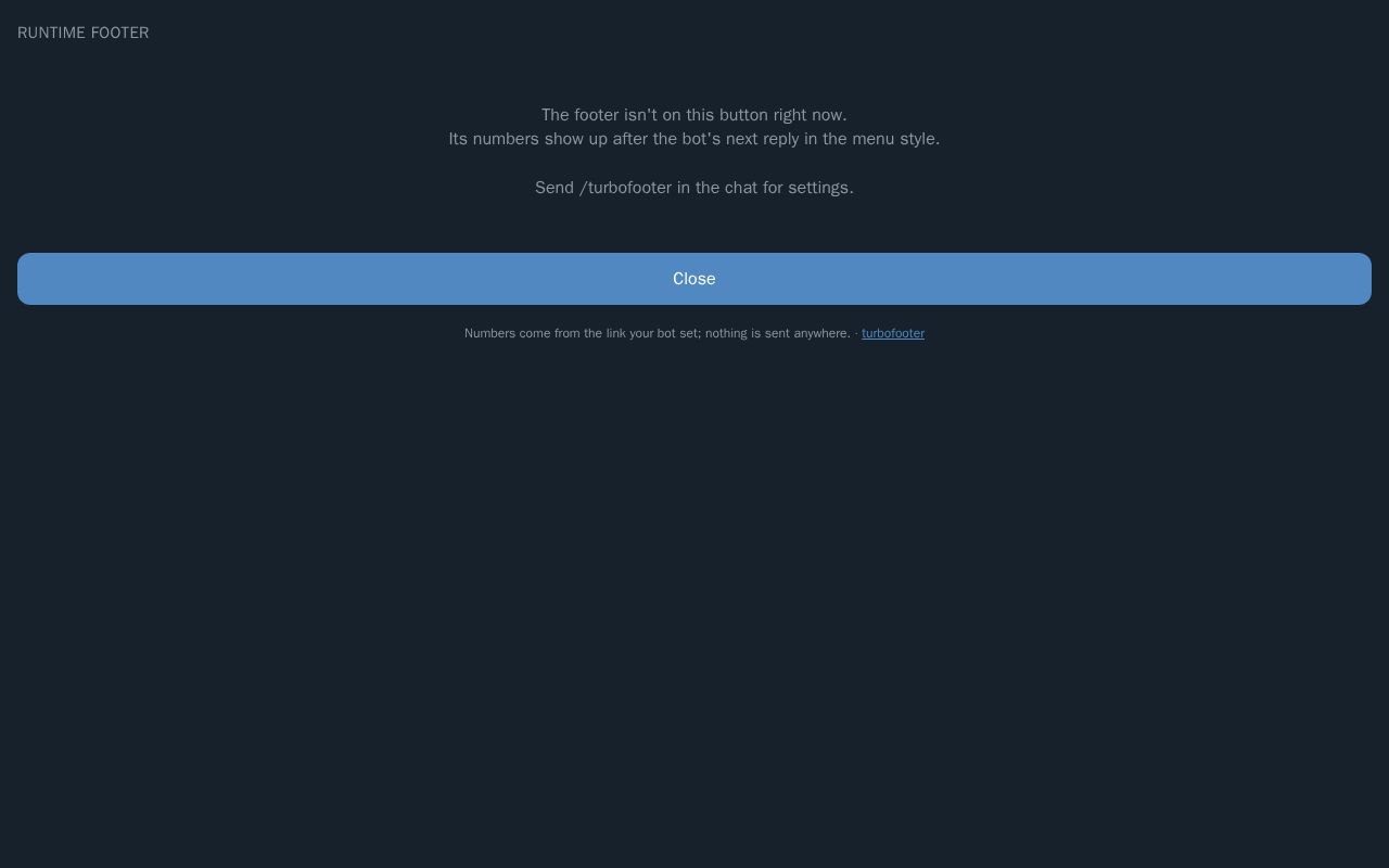 Preview of Turbofooter