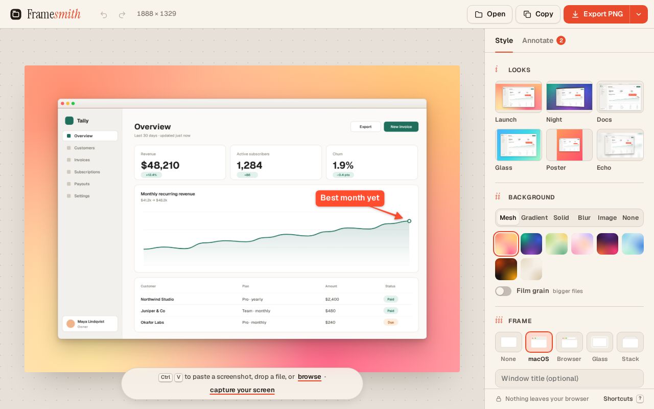 Preview of Framesmith