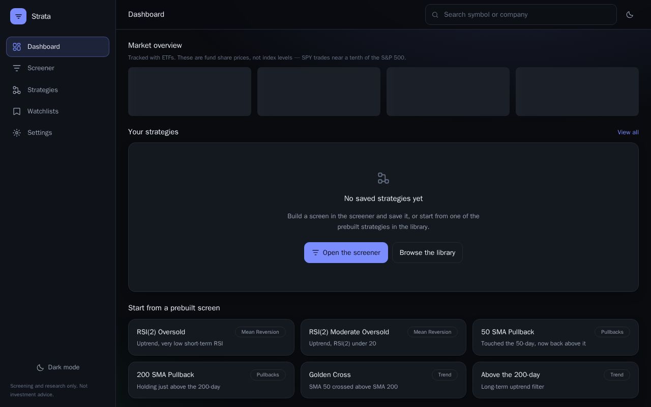 Preview of Strata Screener