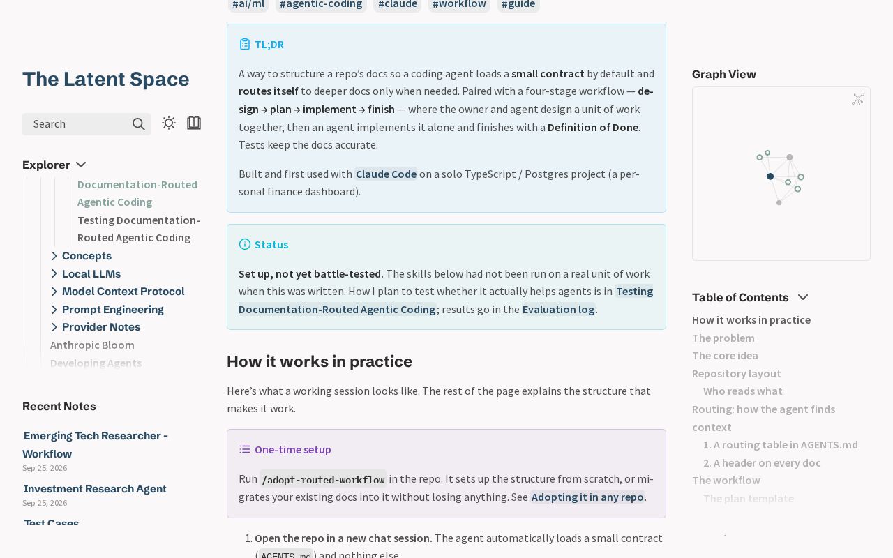 Preview of Doc Routed Agentic Coding
