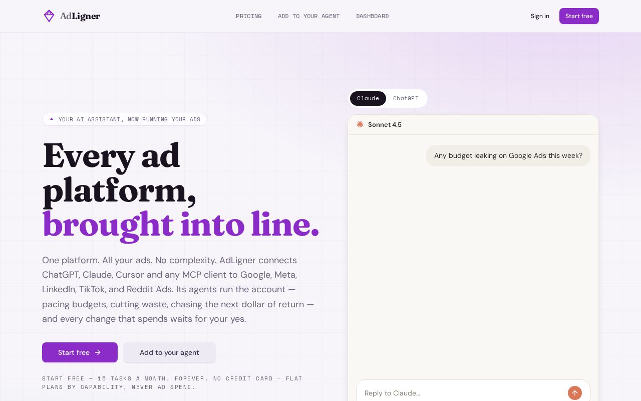 Preview of Adligner Claude Plugin
