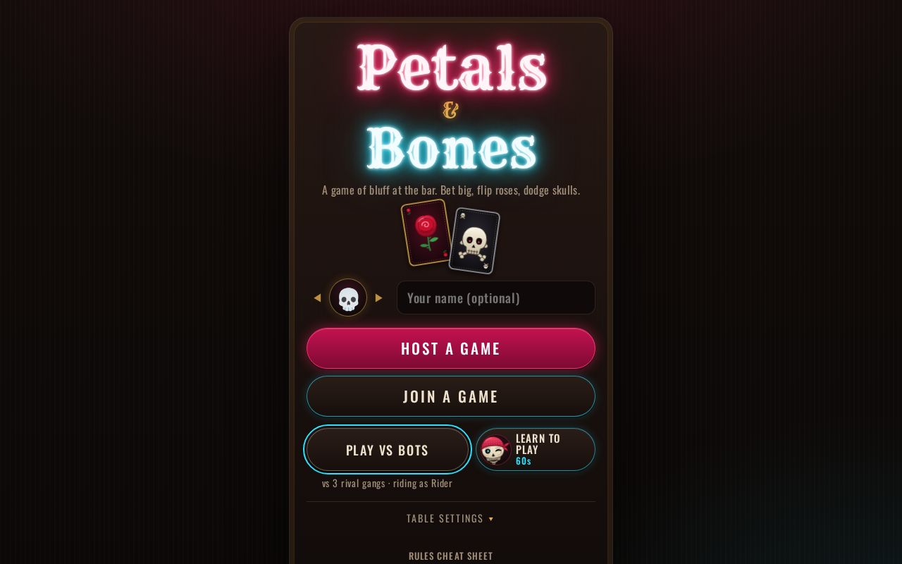 Preview of Skull Web Game