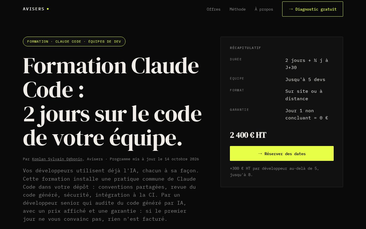 Preview of Claude Code En Equipe