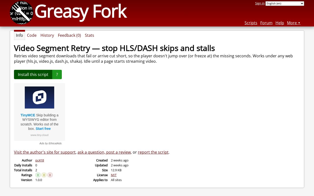 Preview of Segment Retry