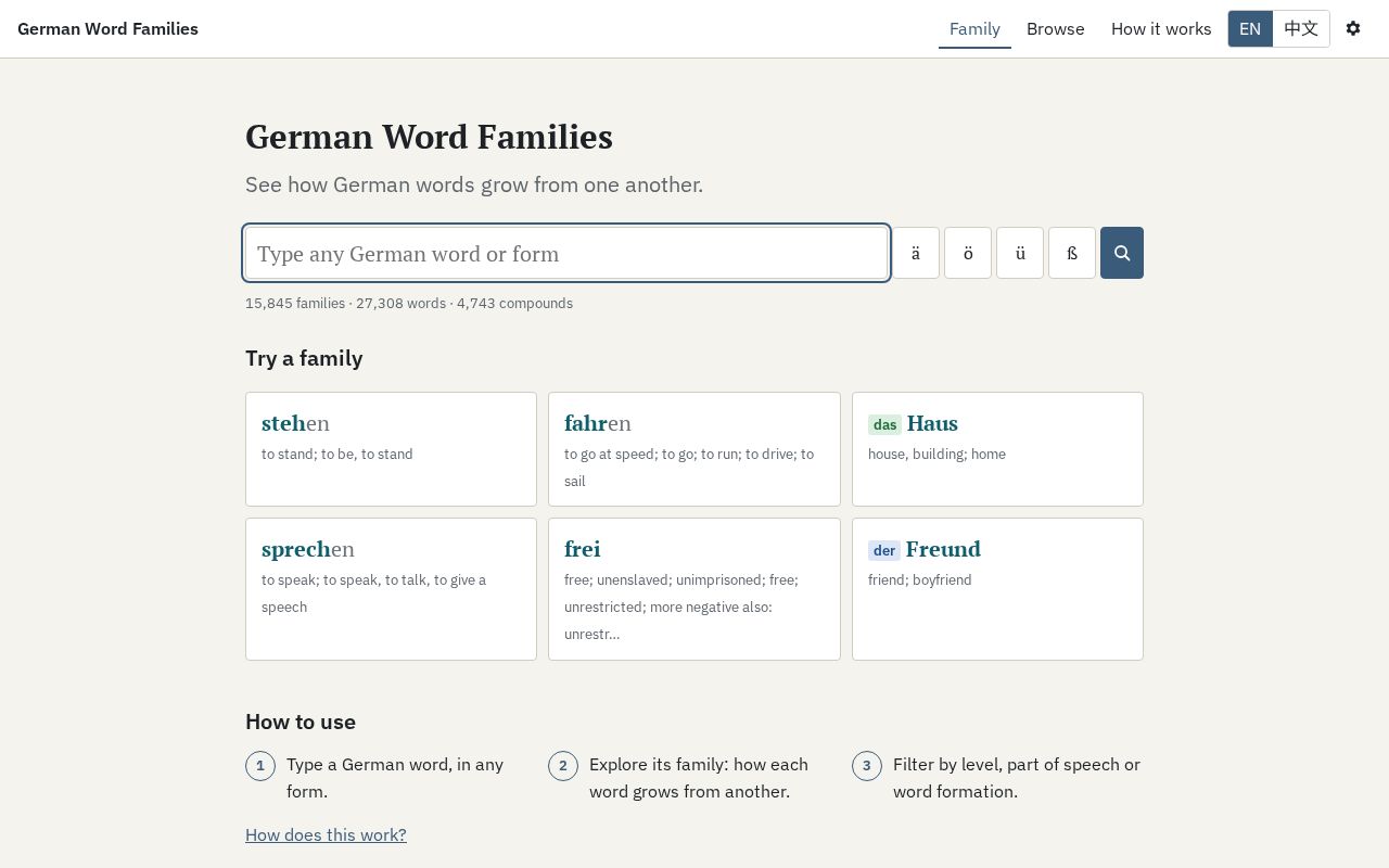 Preview of Deutsch Learning Tool