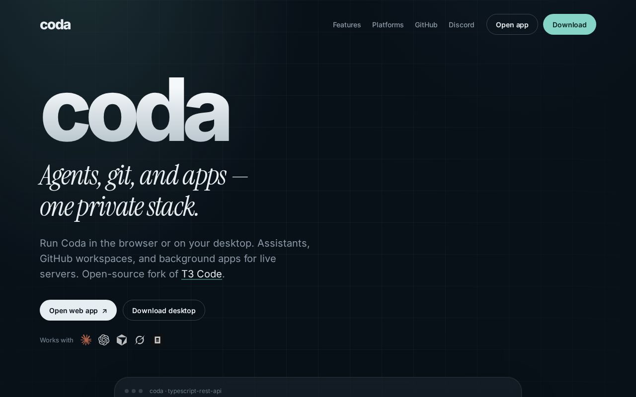 Preview of Coda