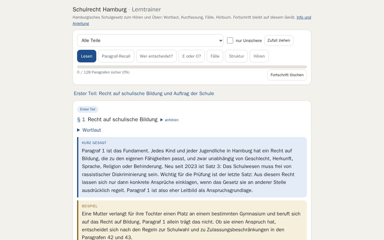 Preview of Schulrecht Hamburg