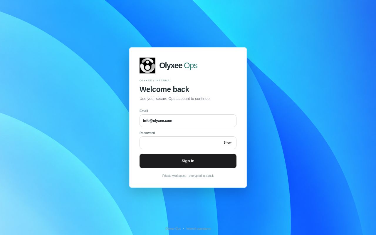 Preview of Olyxee Ops