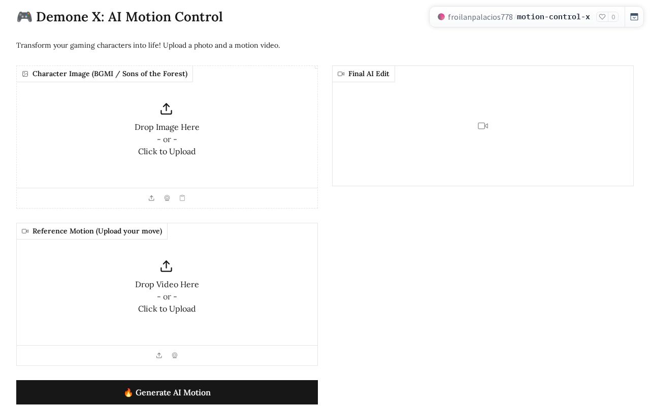 Preview of Motion Control X