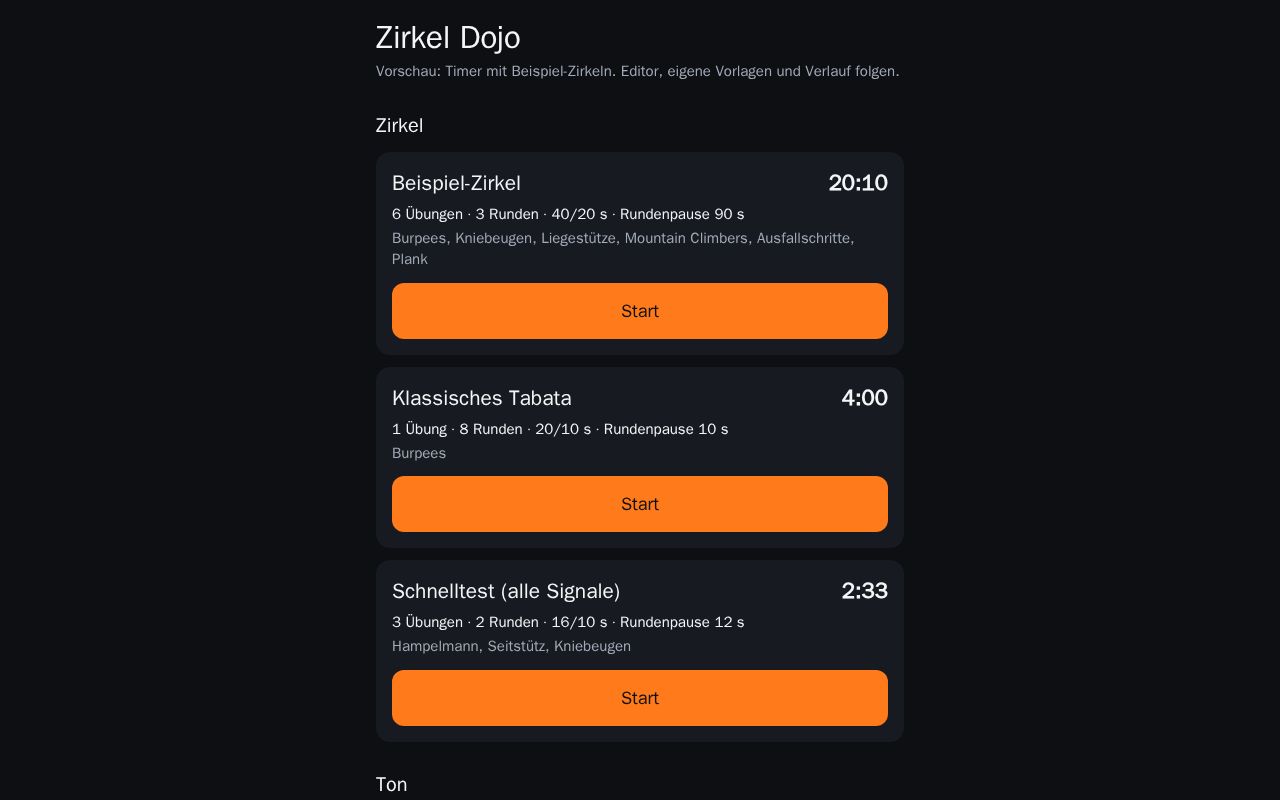 Preview of Zirkel Dojo