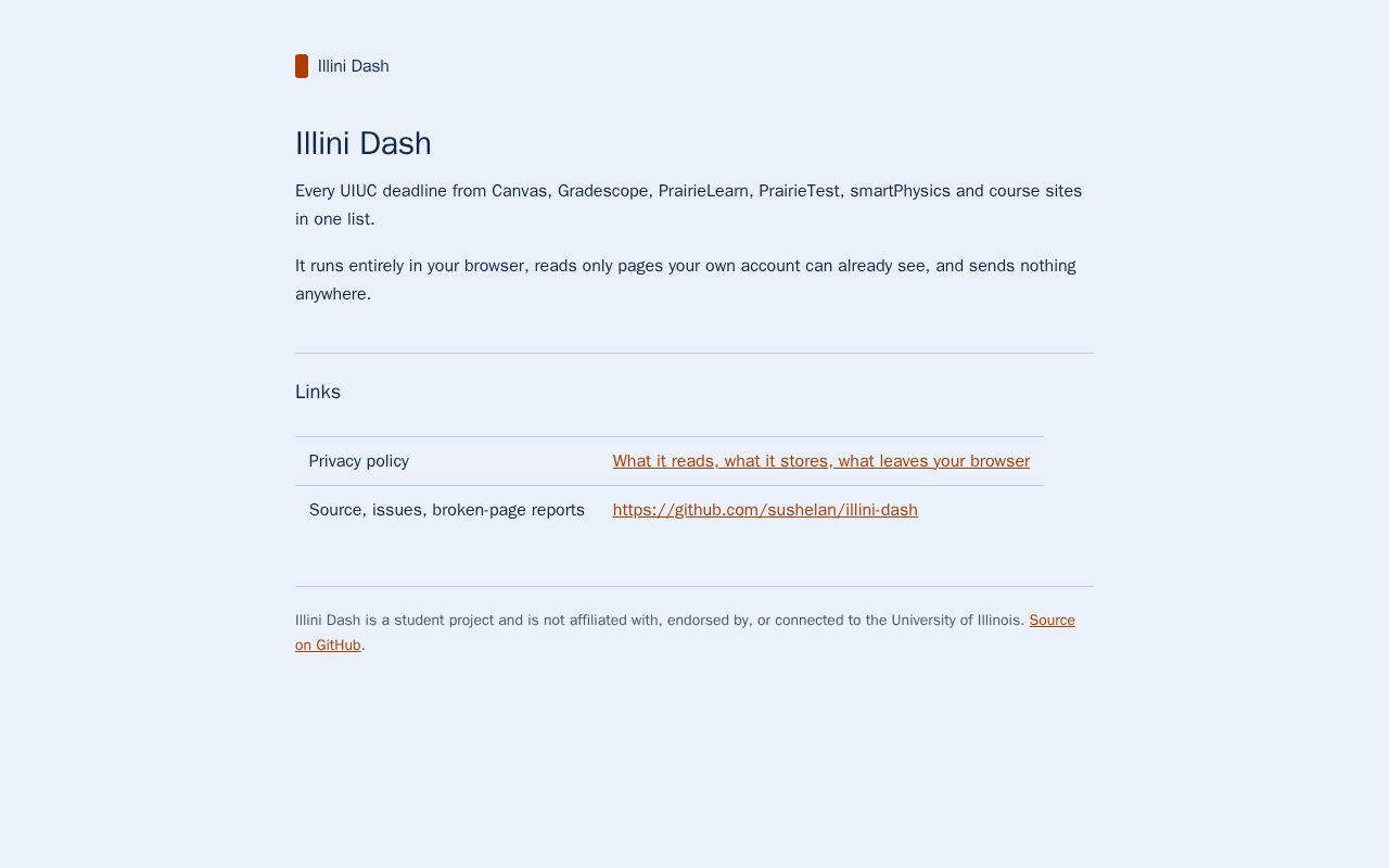 Preview of Illini Dash