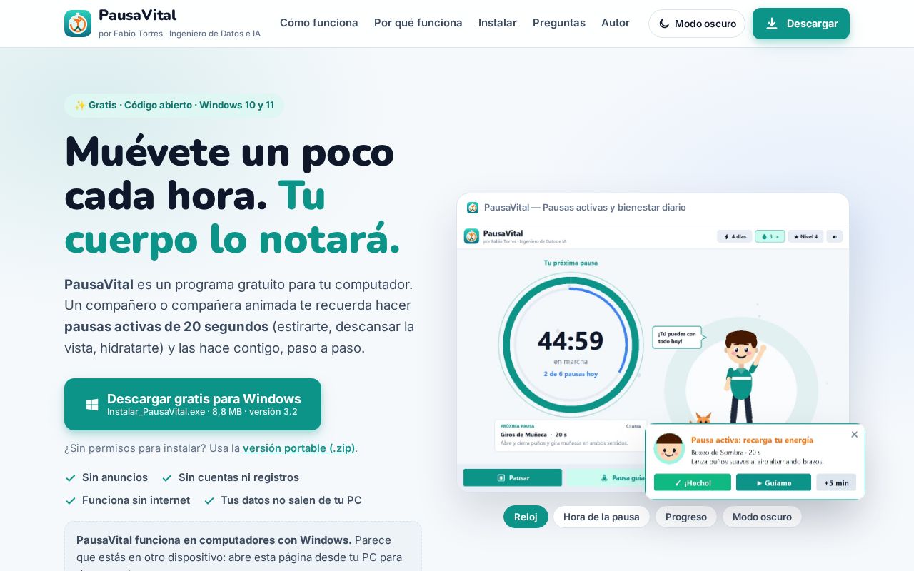 Preview of PausaVital