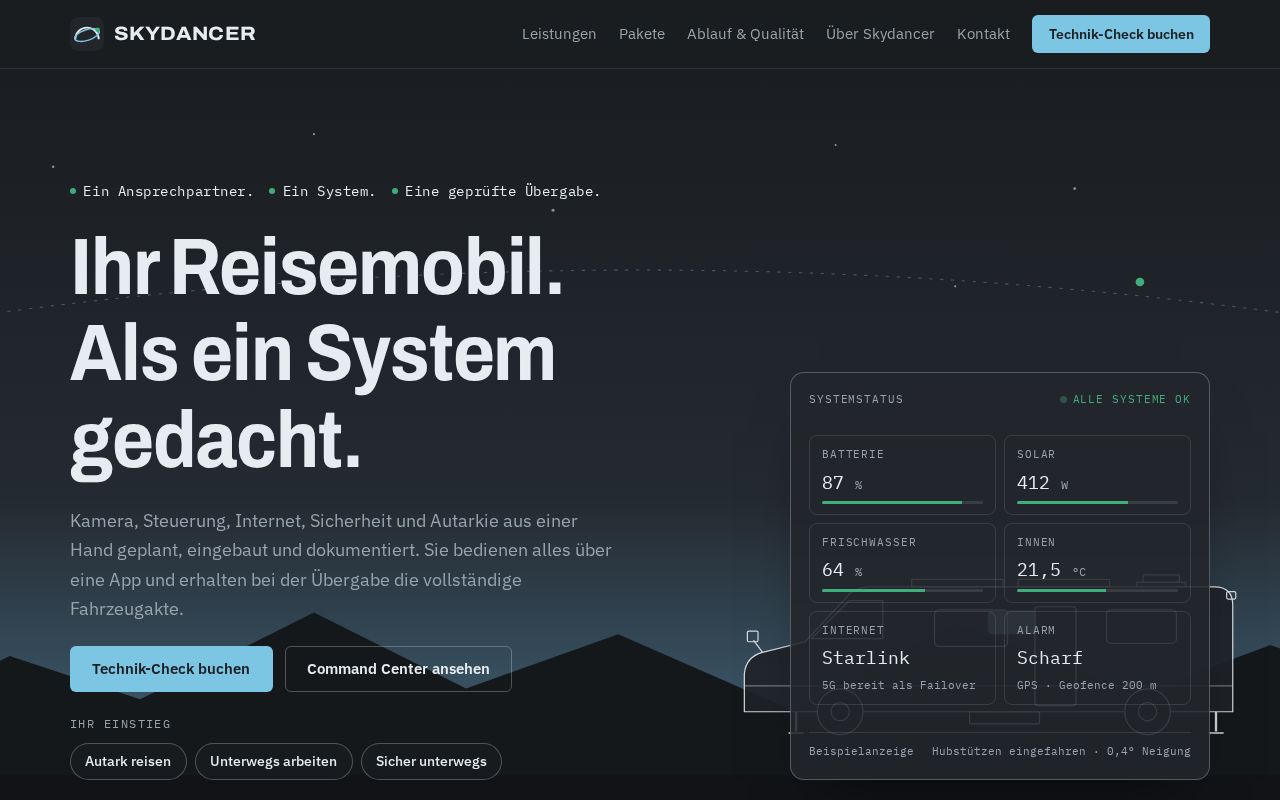 Preview of Skydancer System Services