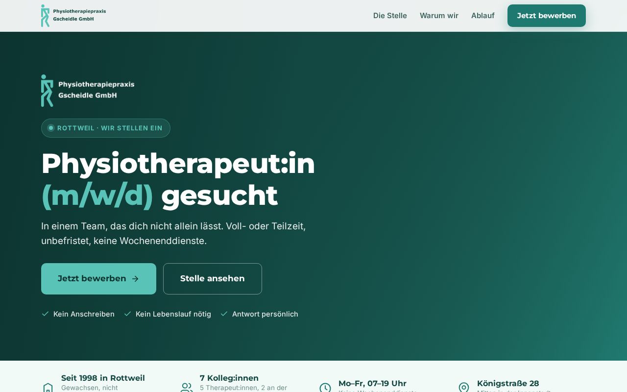 Preview of Gscheidle Physiotherapie