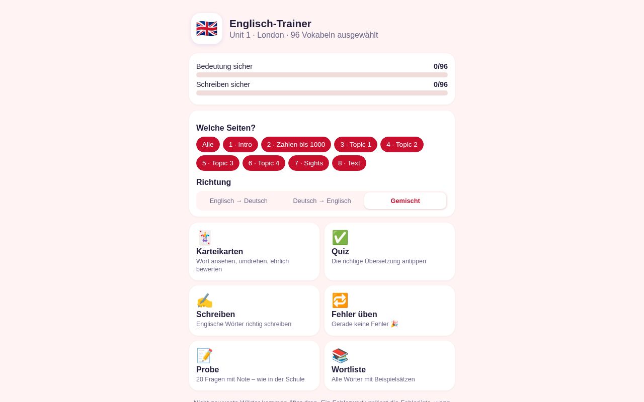 Preview of Englisch Unit1 London