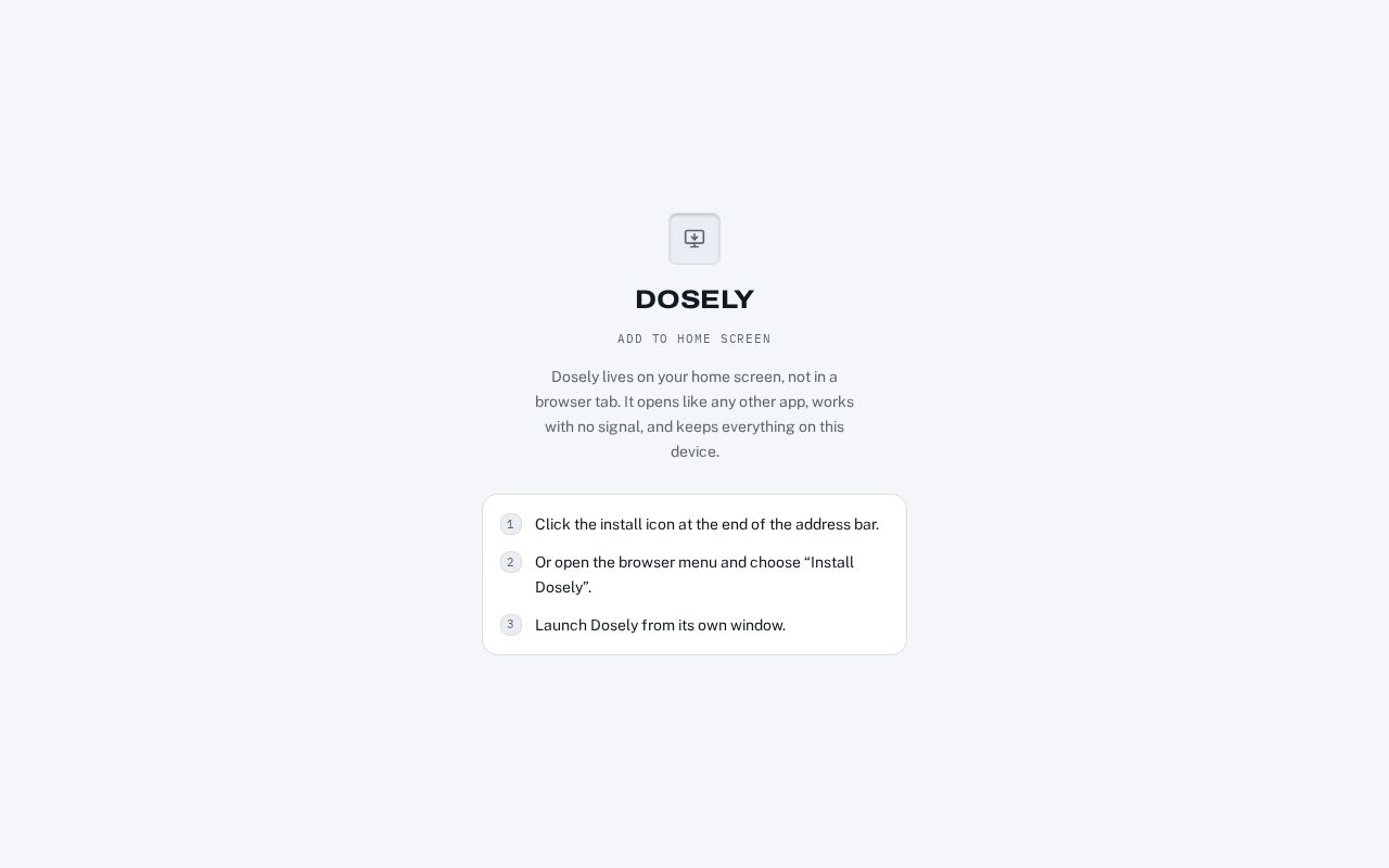 Preview of Dosely