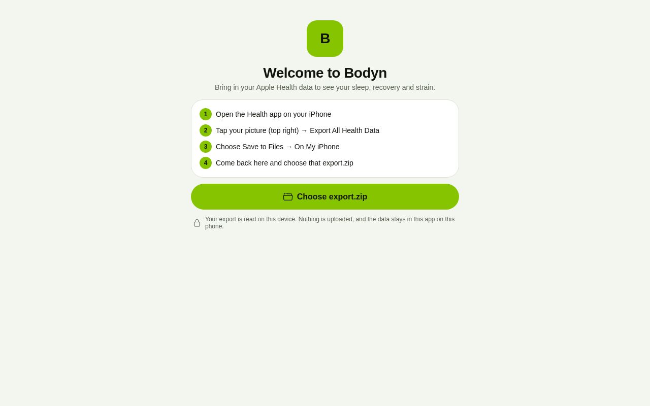 Preview of Bodyn